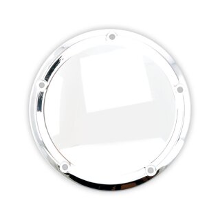 Chrom Derby Cover Smooth Domed für Harley FLH Touring 15-24