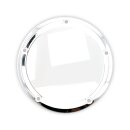 Chrom Derby Cover Smooth Domed für Harley FLH...