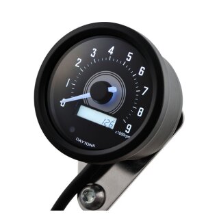 Daytona, Velona 60mm tachometer black 9000 rpm