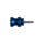 BIKE-LIFT, rear aluminum bobbins 6mm, blue