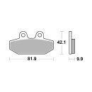 SBS, brake pads. Street Excel Sinter