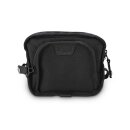 Burly Voyager handlebar bag, black Cordura