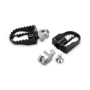 Burly MX Style Fahrer Fussrasten Kit schwarz für Triumph Bonneville 00-20