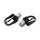 Burly MX Style Fahrer Fussrasten Kit schwarz für Triumph Bonneville 00-20