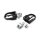 Burly MX Style Fahrer Fussrasten Kit schwarz für Triumph Bonneville 00-20