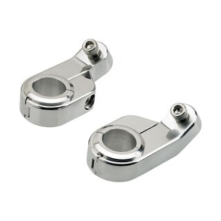 Biltwell angled o/s speed clamps chrome