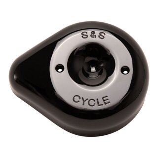 S&S Stealth Luftfilterdeckel Teardrop Schwarz
