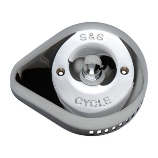 S&S Stealth Luftfilterdeckel Teardrop Slasher chrom