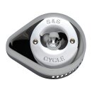 S&S Stealth Luftfilterdeckel Teardrop Slasher chrom