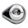 S&S Stealth Luftfilterdeckel Teardrop Slasher chrom