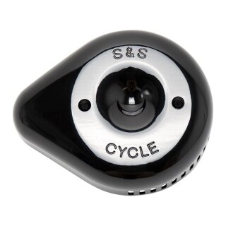 S&S Stealth Luftfilterdeckel Teardrop Slasher schwarz