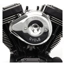 S&S Stealth, chrome teardrop air cleaner kit
