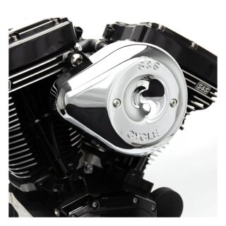 S&S Stealth, chrome teardrop air cleaner kit