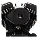 S&S Stealth, black teardrop air cleaner kit