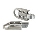 Biltwell Mushman passenger footpegs polished