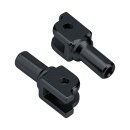 Biltwell footpeg clevis rider black
