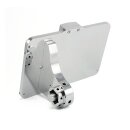 CPV, slide-in license plate bracket. Side mount, polished