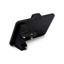 CPV, slide-in license plate bracket. Side mount, black