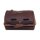 LongRide, roll bag waxed cotton narrow. Brown wax