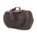 LongRide, roll bag waxed cotton narrow. Khaki wax