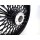Black/Black King Spoke Wheel 16X3.5" front