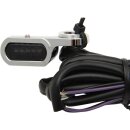 Lenker Armaturen Blinker Stripe chrom getönt...