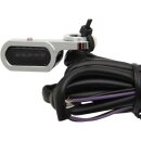 Lenker Armaturen Blinker Stripe chrom getönt...