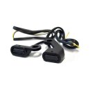 Lenker Armaturen Blinker Stripe black smoke für...
