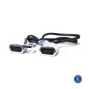 Lenker Armaturen Blinker Stripe smoke für Harley...