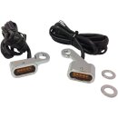 Lenker Armaturen Blinker Stripe chrom für Harley XL...