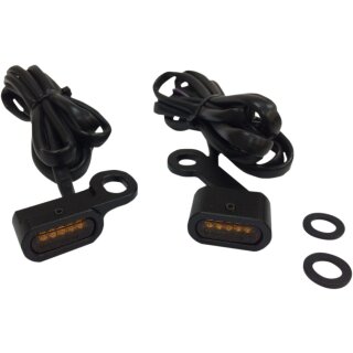 Lenker Armaturen Blinker Stripe schwarz Harley XL Sportster 14-21 EC