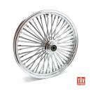 Radial 48 fat spoke front wheel 3.50 x 21 SF chrome