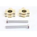 Messing Riser Handlebar Riser Set Brass für Harley Custom