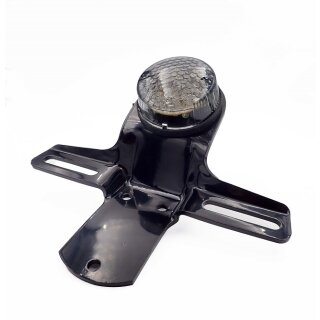 Chopper Custom Bobber Rücklicht getönt 12V LED schwarz EC gepr.