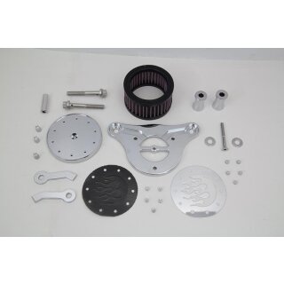 Wyatt Gatling Air Cleaner Kit Chrome