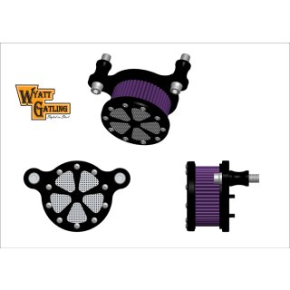 Wyatt Gatling Air Cleaner Kit Chrome