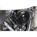 8  Round Air Cleaner Kit Black