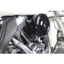 8  Round Air Cleaner Kit Black