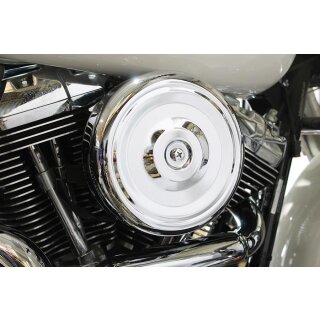 8  Round Air Cleaner Kit Chrome