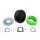 Wyatt Gatling 8  Round Air Cleaner Kit with Black Cover