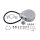 Tear Drop Air Cleaner Kit Chrome Flame