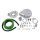 Tear Drop Air Cleaner Kit Chrome Flame