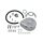 Tear Drop Air Cleaner Kit Smooth Chrome