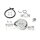 Tear Drop Air Cleaner Kit Smooth Chrome