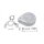 Tear Drop Air Cleaner Kit Smooth Chrome