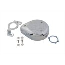 Tear Drop Air Cleaner Kit Chrome Flame