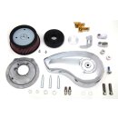 Wyatt Gatling Tear Drop Air Cleaner Kit Chrome XL...