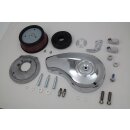 Wyatt Gatling Tear Drop Air Cleaner Kit Chrome XL...