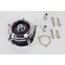 Exposed Filter Air Cleaner Kit Chrome