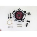 Exposed Filter Air Cleaner Kit Black